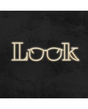 Look Neon Sign
