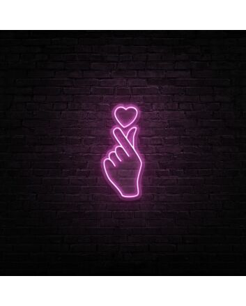 Love At Your Fingertips Neon Sign