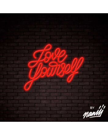 Love Yourself Lettering Neon Sign