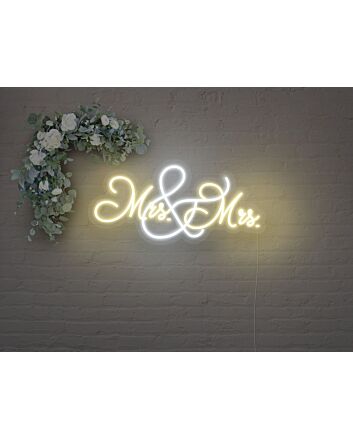 Mrs And Mrs Neon Sign