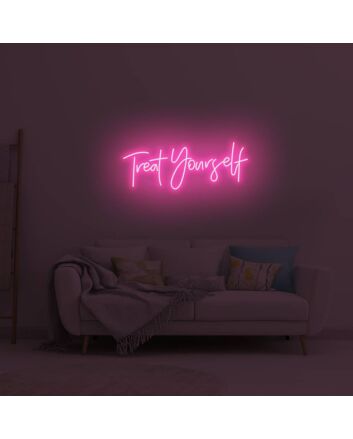 Treat Yourself LED Neon Sign