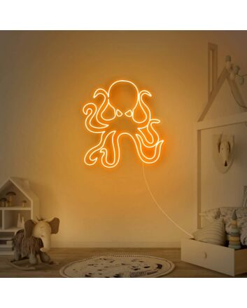 Octopus Neon Sign