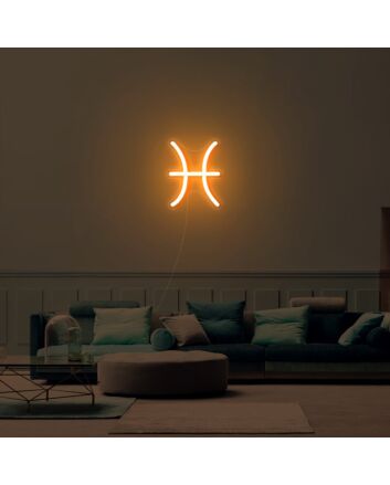 Pisces Zodiac Neon Sign