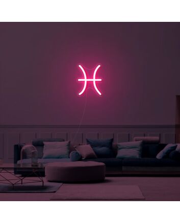 Pisces Zodiac Neon Sign