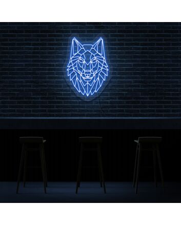 Wolf King Neon Sign