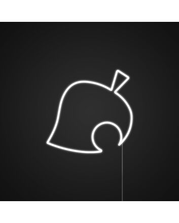 Animal Crossing Leaf Neon Sign