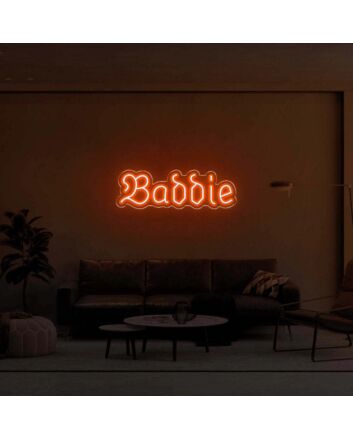 Baddie LED Neon Sign