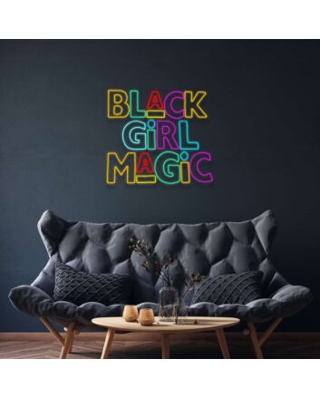 Black Girl Magic Neon Sign