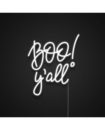Boo Yall Neon Sign