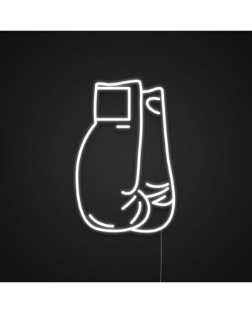 Boxing Gloves Neon Sign