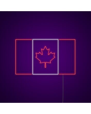 Canada Flag Neon Sign