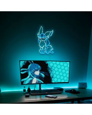 Glaceon Wink Neon Sign