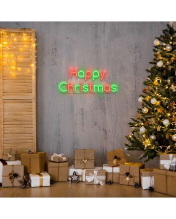 Happy Christmas Neon Sign