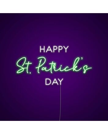 Happy St Patricks Day Neon Sign