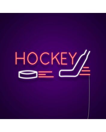 Hockey Neon Sign
