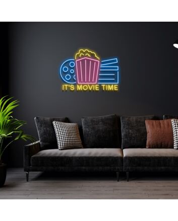 Its Movie Time Neon Sign
