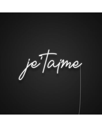 Jetaime Neon Sign