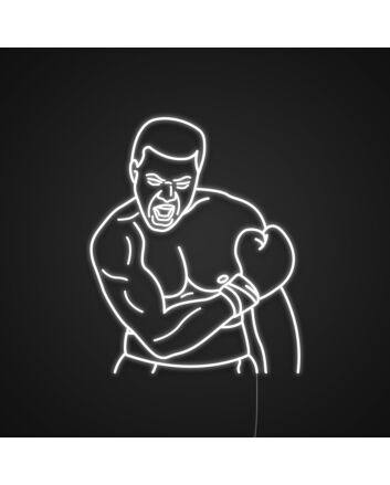 Muhammad Ali Boxer Neon Sign