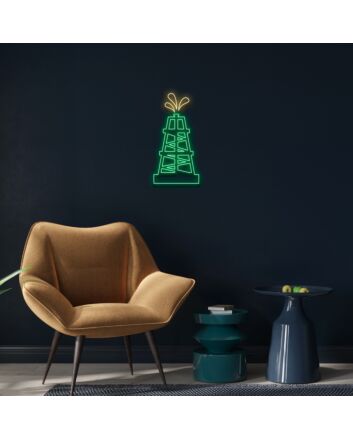 Oil Rig Neon Sign