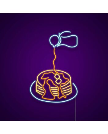 Pancakes Neon Sign