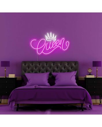 Queen Happy Mothers Day Neon Sign