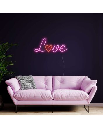 Red Love Neon Sign