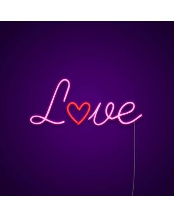 Red Love Neon Sign