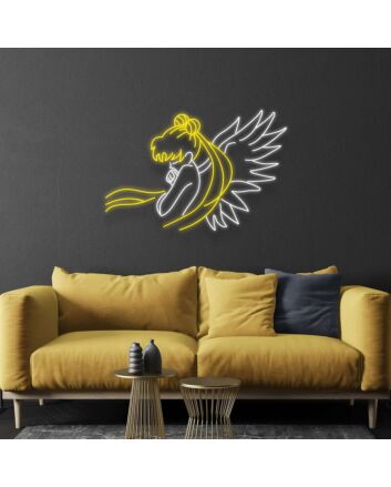 Sailor Moon Back Neon Sign