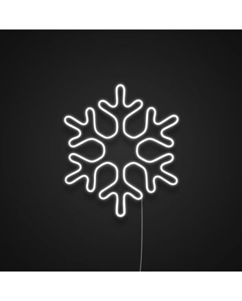 Snowflake Neon Sign