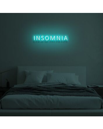INSOMNIA" LED Neon Sign