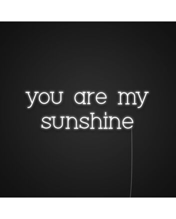 You Are My Sunshine Neon Sign