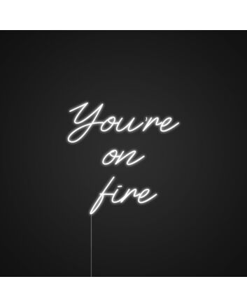 Youre On Fire Neon Sign
