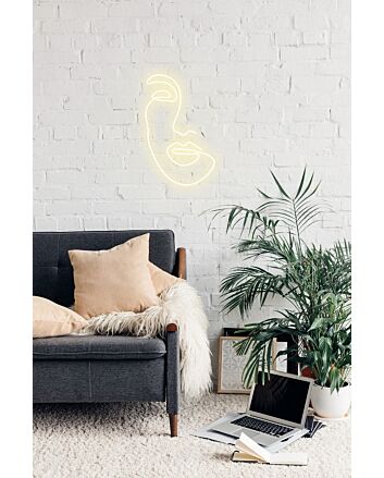 Aesthetic Face Neon Sign