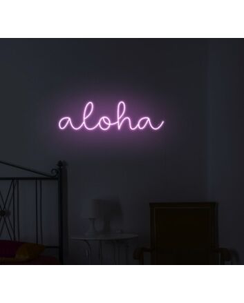 Aloha Neon Sign