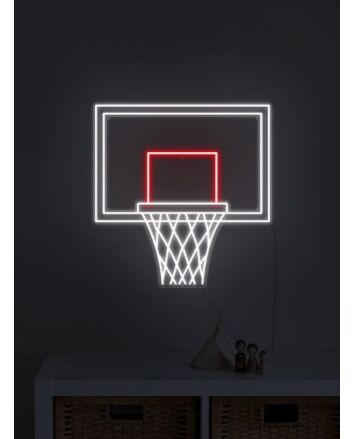 Baksetball Hoop Neon Sign