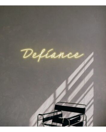 Defiance Neon Sign