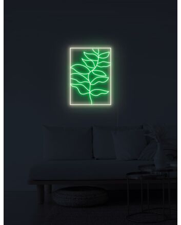 Leaf Painting Neon Sign