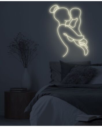 Mother and Child Neon Sign