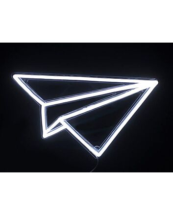 Paper Plane Neon Sign