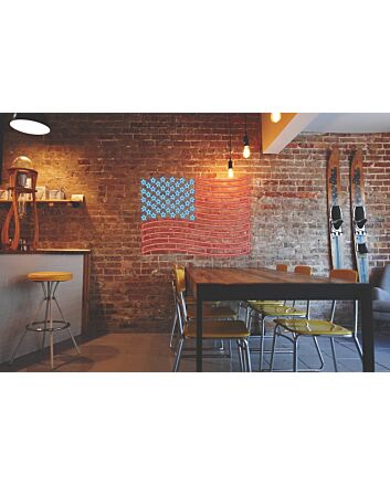 USA Flag Neon Sign