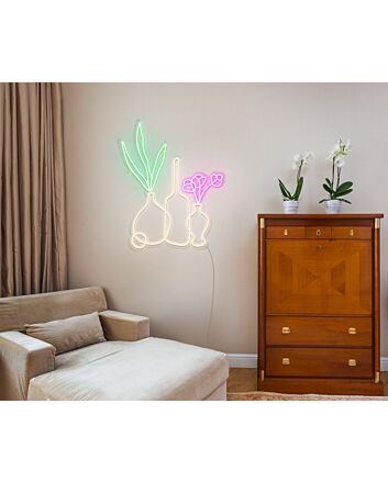 Vases Neon Sign