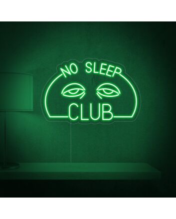 No Sleep Club Neon Sign