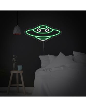Spaceship Ufo Neon Sign