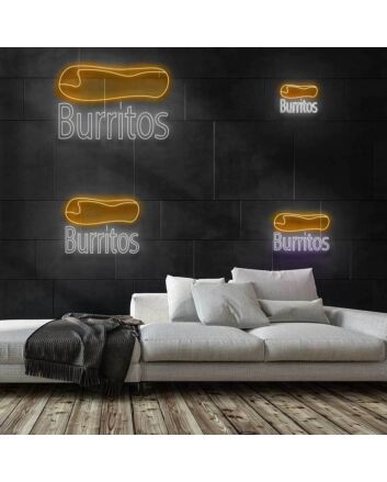 Burritos Neon Sign