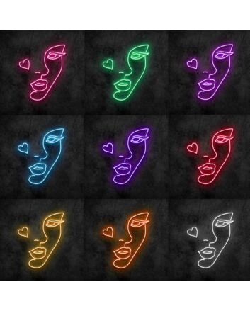 Cheeky Heart Neon Sign