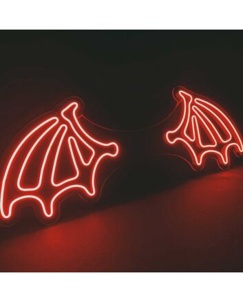 Devil Wings Neon Sign