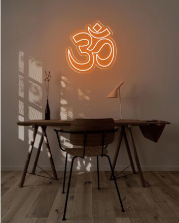 OM LED neon sign