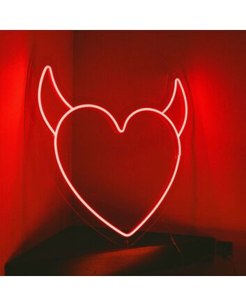 Evil Heart Neon Sign