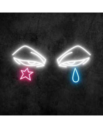 Eyes of the Clown Magician Neon Sign