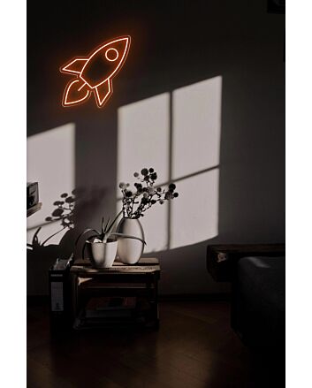Rocket LED neon sign